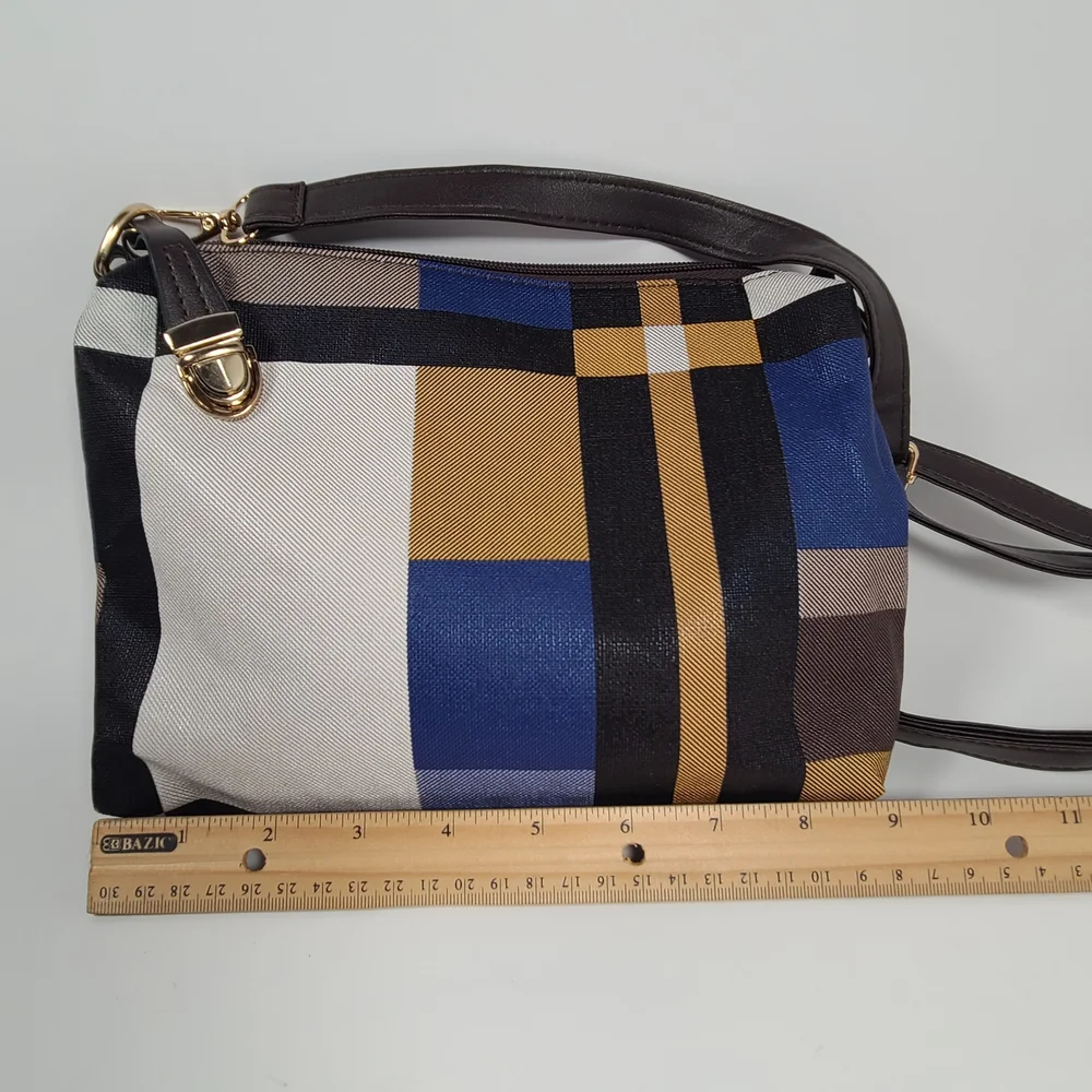 Elegant Blue and Gold Women's Tote Bag Set